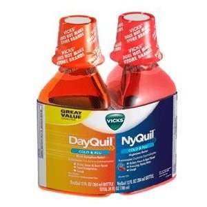  Nyquil/dayquil Cold+flu Combo, 2x12 Oz Health & Personal 