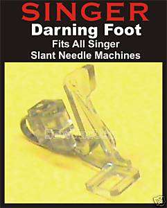 SINGER Slant Needle Darning Presser Foot Fits 301  