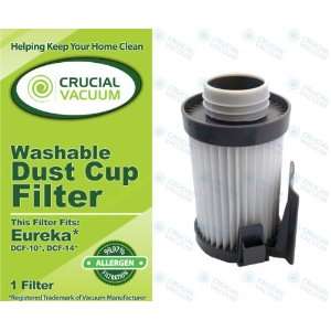 Eureka DCF 10 & DCF 14 Washable & Reusable Filters; Compare With 