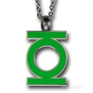   , Officially Licensed Dc Comic Green Lantern Logo Die Cut Necklace