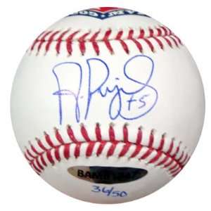  Albert Pujols Autographed MLB MVP Logo Baseball UDA 