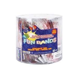  Memory Shaped Fun Bands 48 Piece Asst color Changing 48Pk 