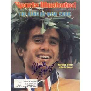 Alberto Salazar autographed Sports Illustrated Magazine (Track & Field 