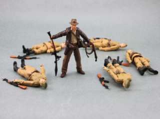 FREE SHIP Lot 5 Pcs Russian Soldiers Troopers & Indiana Jones 3 3/4 