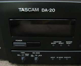 Tascam DA 20 MK II DAT Player / Recorder  