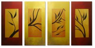 ASIAN ABSTRACT TREE Asia Painting Large 24 x 48   FAZ  