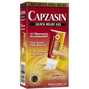  Capzasin Arthritis Pain Quick Relief Gel 1.5 oz (Quantity 