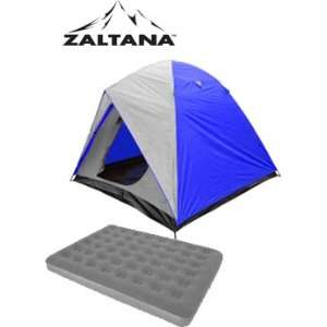    4 PERSON DOME TENT WITH AIR MATTRESS(QUEEN)