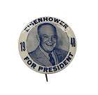 Vintage Dwight D Eisenhower Campaign IKE Tie Pin  