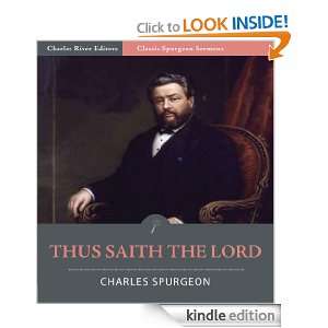 Classic Spurgeon Sermons Thus Saith the Lord Or, The Book of 