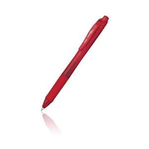   Gel Pen, Retractable, .5mm, Needle Fine Tip, Red