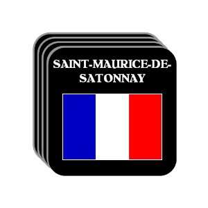 France   SAINT MAURICE DE SATONNAY Set of 4 Mini Mousepad Coasters