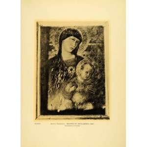  1931 Collotype Ambrogio Lorenzetti Madonna Roccalbegna 