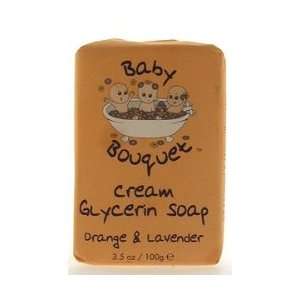 Baby Bouquet   Cream Baby Glycerin Soap 3.5 oz   Orange Lavender Baby 