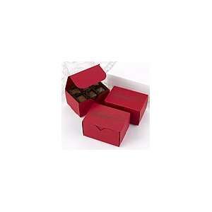  classic favor boxes w/ design and personalization   merlot 
