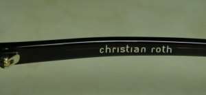 NEW CHRISTIAN ROTH 14207 CLASSIC DESIGN PURPLE FRAME OLIVE LENSES 