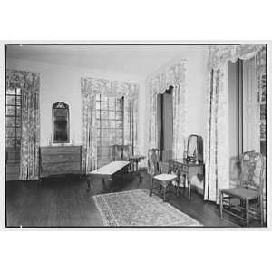   Schuyler mansion, Albany, New York. Guest room 1950