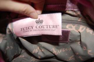 Juicy Couture Pink Embossed Daydreamer Velour Tote Bag  