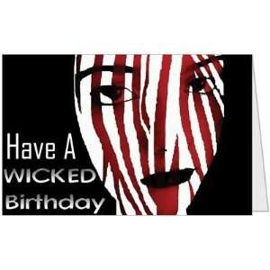  Birthday Age Funny Humor Wicked Quality Greeting Card (5x7 