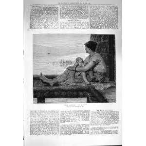   1874 Femme Lacustre Mother Little Girl Anker Fine Art