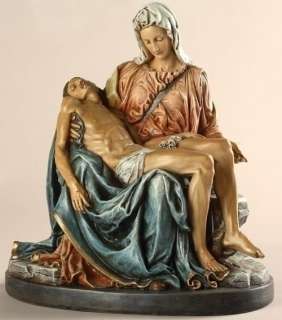 10 PIETA Figure Statue Blessed Virgin Mary Dead Christ  