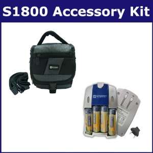Fujifilm FinePix S1800 Digital Camera Accessory Kit includes SB251 