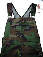 Rothco Camouflage Bib Overalls Woodland X Small Measured Size W 30 L 