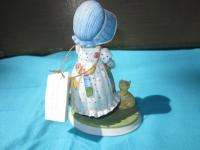 DESIGNER COLLECTIONS HOLLY HOBBIE BLUE GIRL FIGURINE WITH TAG  