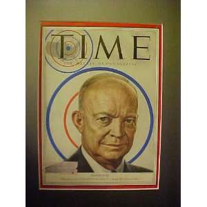   16, 1952 Time Magazine Professionally Matted Cover 