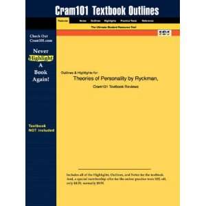  Studyguide for Theories of Personality by Ryckman, ISBN 