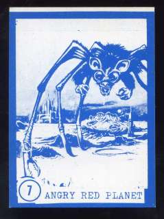 1960s Rosan Monster Cards #07 Angry Red Planet AA1908  