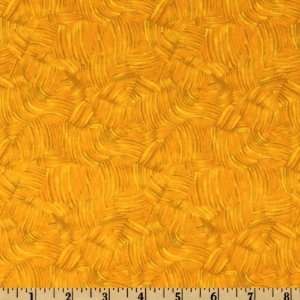  44 Wide Ashleighs Garden Textured Orange Fabric By The 