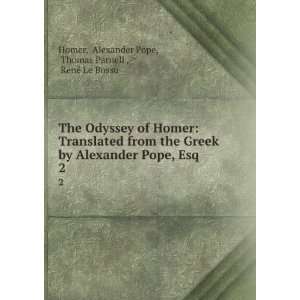  The Odyssey of Homer Translated from the Greek by 