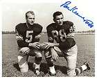 Autographed Ron Kramer Paul Hornung Card Packers  