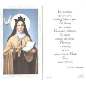 St. Teresa Of Avila Holy Card (5P 312)   100 pack 