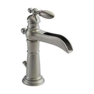 Delta 554 SS Victorian One Handle Centerset Lavatory Faucet Stainless 
