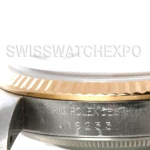 Rolex Datejust Steel 18k Yellow Gold Watch 16233  