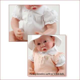   Short Sleeved Top fit 19 22 doll Reborn Bundles of Joy Nursery  