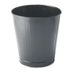 Rubbermaid Commercial WB26GY   Fire Safe Wastebasket, Round, Steel, 6 