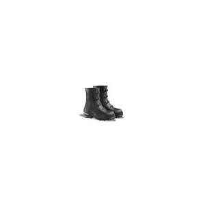   Rubber Insulated Plain Toe Boot With Fleece Lining And Studded Outsole
