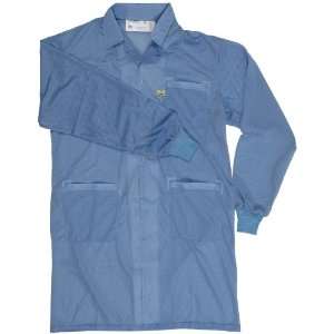 Desco 73617 Smock Statshield Labcoat with Cuffs, 41 3/4 Length, 4X 