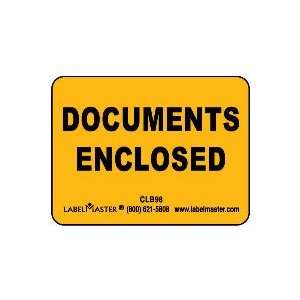  Documents Enclosed Label