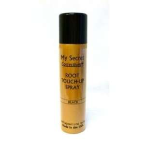    My Secret Correctives Root Touch Up Spray 2oz Black Beauty