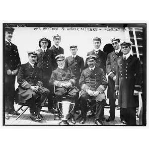  Photo Capt. Rostron and under officers of CARPATHIA ship 