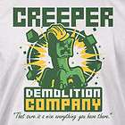 Minecraft Creeper Demolition Company T   Shirt New Officially 