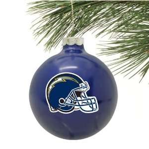 San Diego Chargers Traditional Glass Ornament