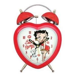  Betty Boop Heart Shaped Twinbell Clock BB C46 Toys 
