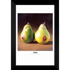 Ron English 27x40 FRAMED Pair of Pears   2006