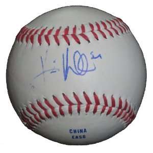  Kris Medlen Autographed ROLB Baseball, Atlanta Braves 