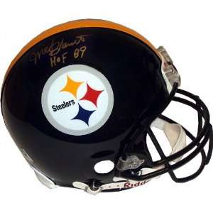 Mel Blount Pittsburhg Steelers Autographed Full Size Helmet w/ HOF 